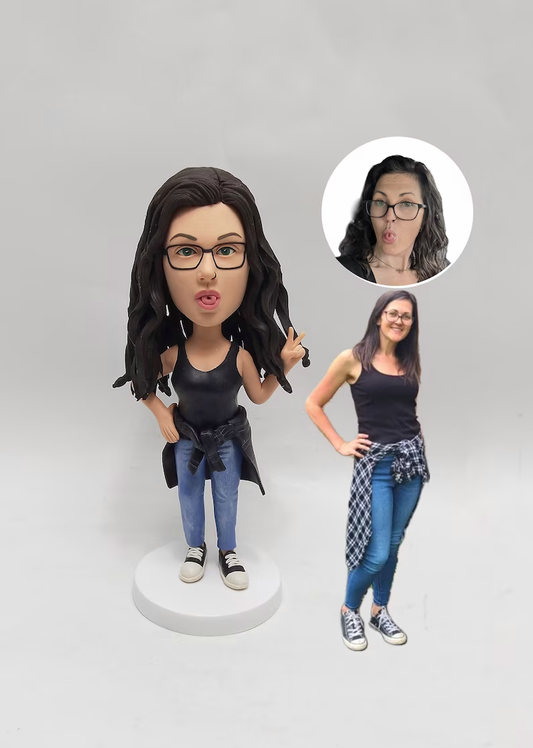 Fully Customizable Woman or man Bobblehead