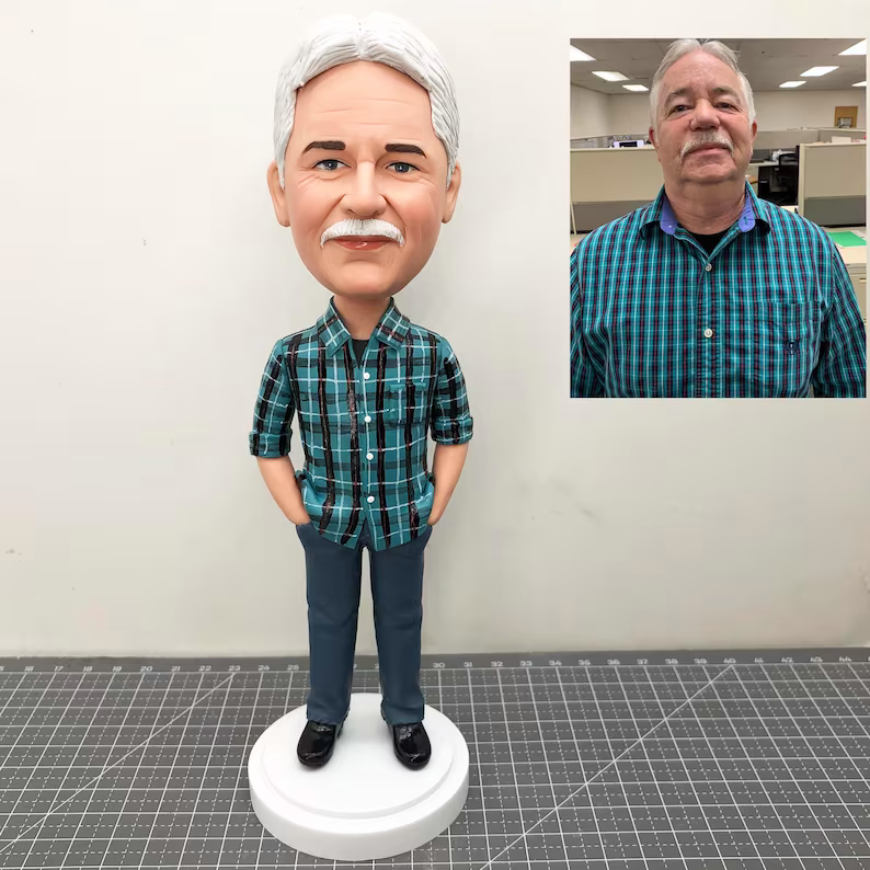 Fully Customizable Woman or man Bobblehead